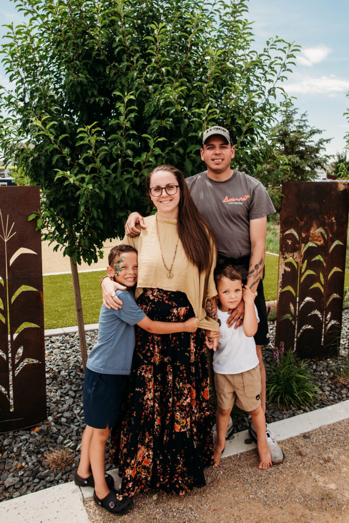 Sydney Calero and family Northern Colorado midwife