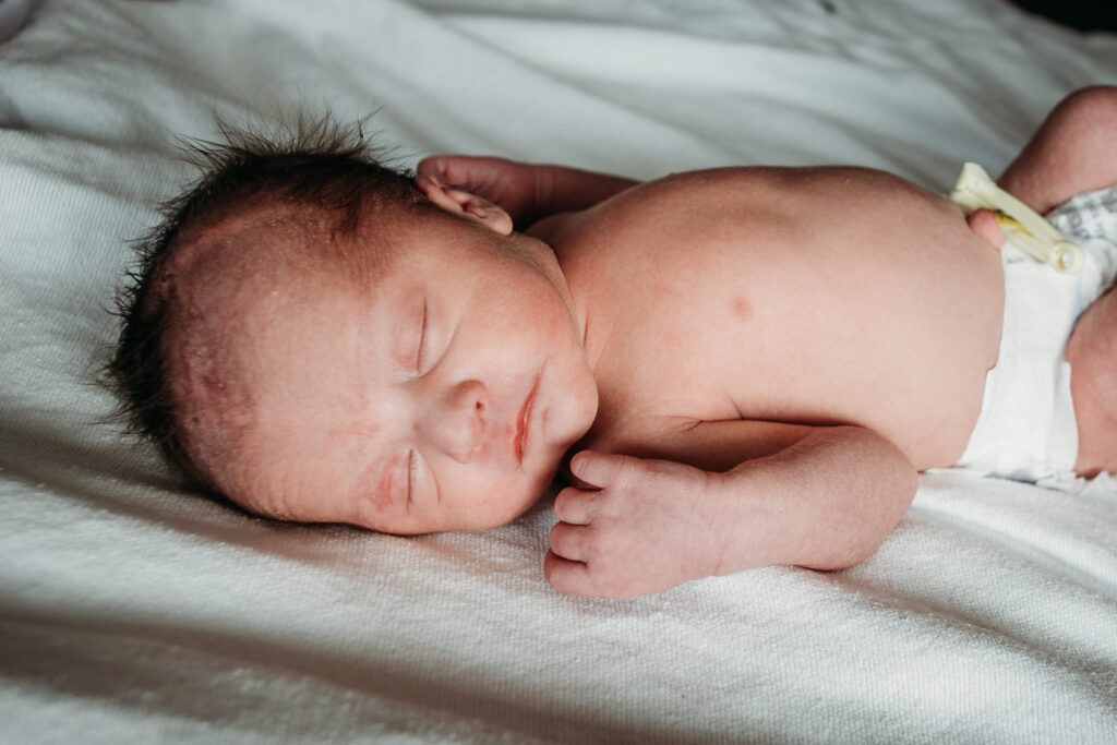 fresh 48 in-hospital newborn photos at Longs Peak Hospital Longmont CO