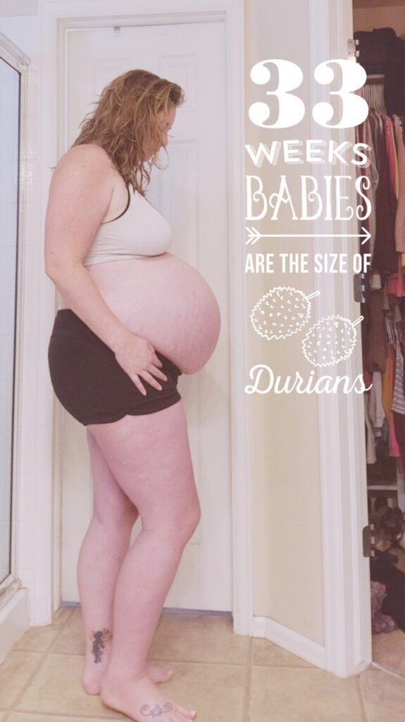 Large twin belly photo