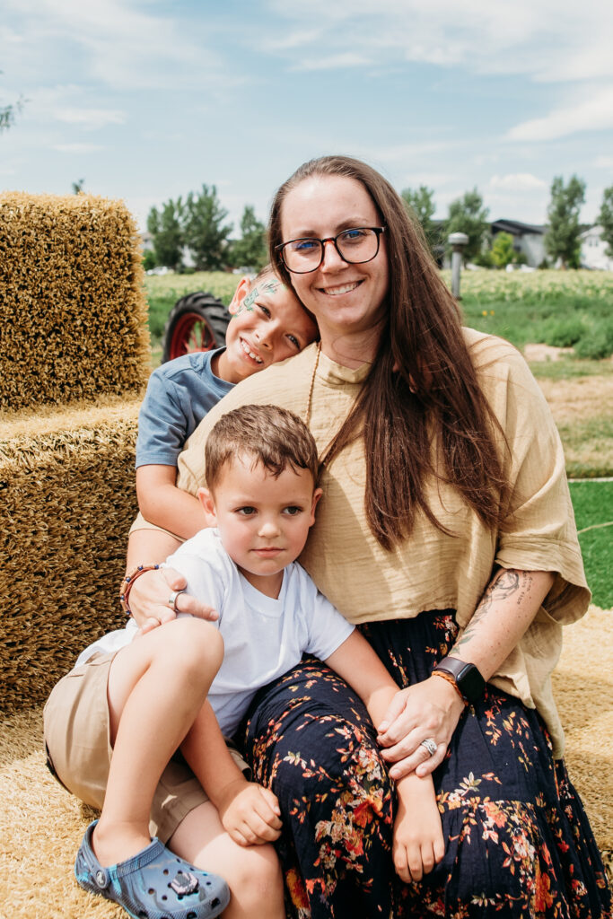 NoCo midwife and her kids