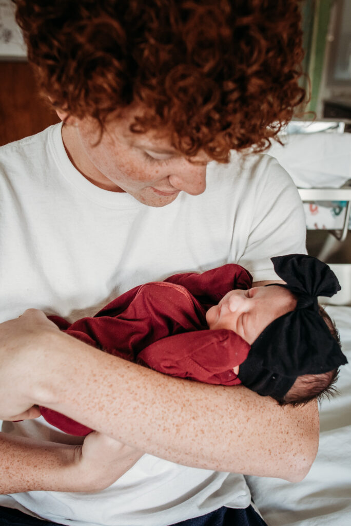 In hospital newborn photography