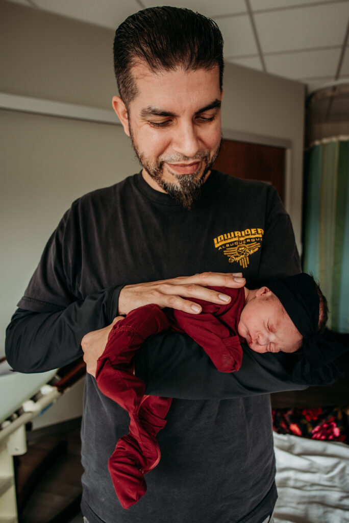 In hospital newborn photos